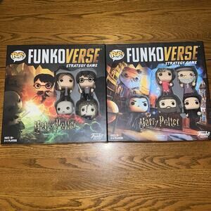 Funko Pop! Funkoverse Harry Potter Strategy Game Base Sets 100 & 102 Bundle Lot